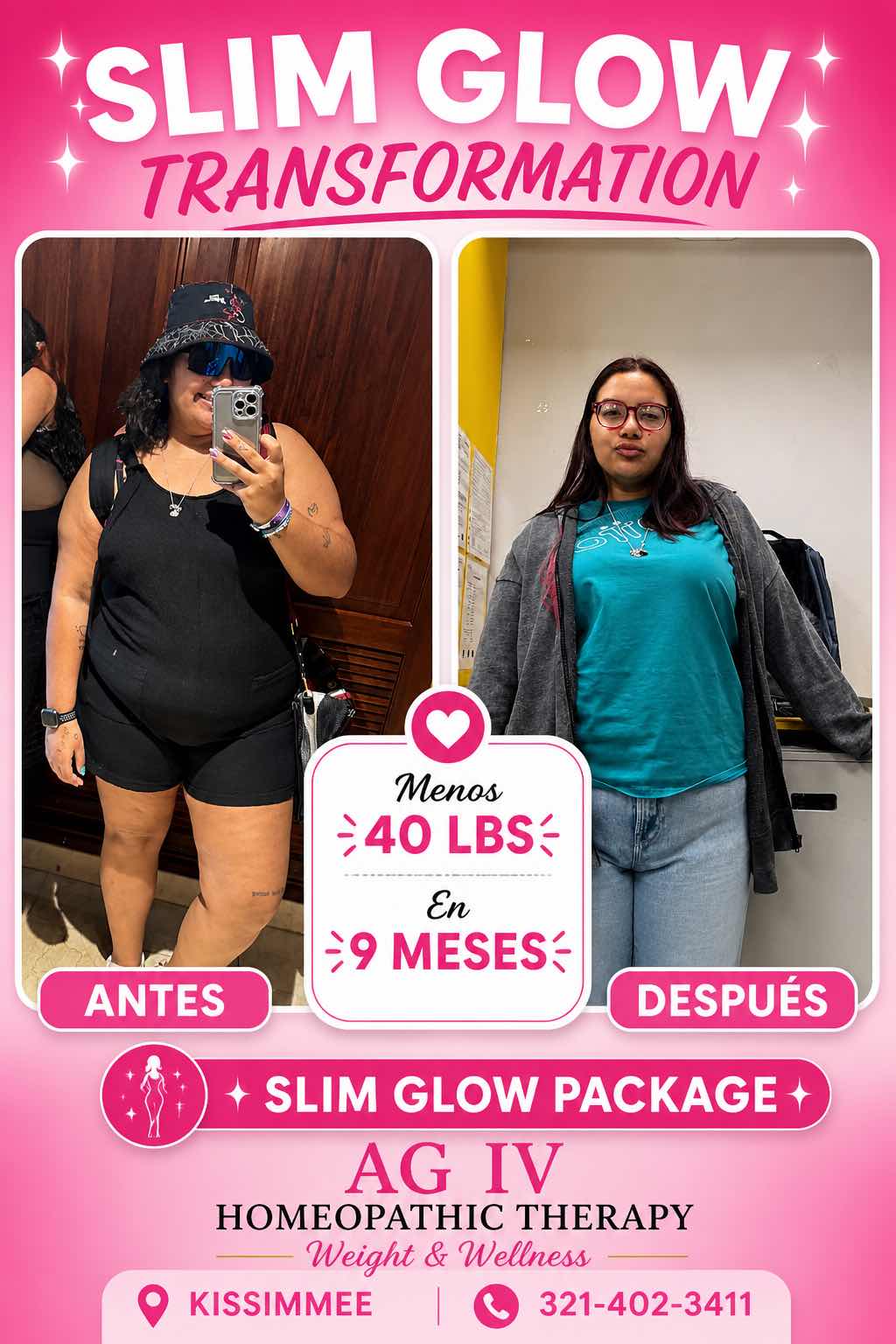 Transformación 4 de Slim Glow